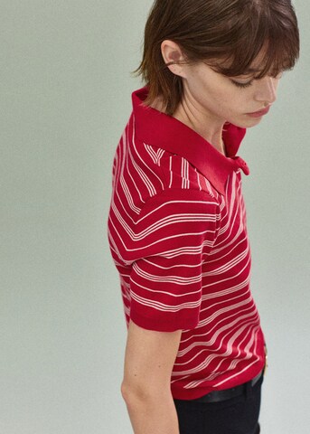 Pull-over 'POLVITO' MANGO en rouge