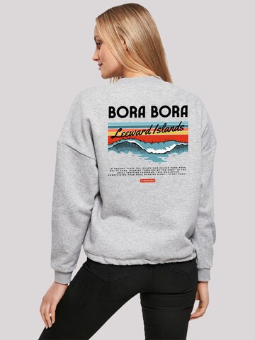 F4NT4STIC Sweatshirt 'Bora Bora Leewards Island' in Grau