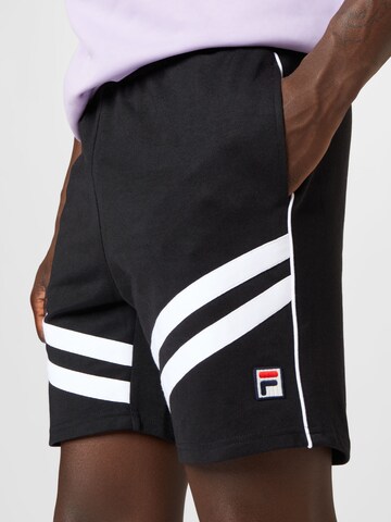 Regular Pantaloni sport 'ZUGO' de la FILA pe negru