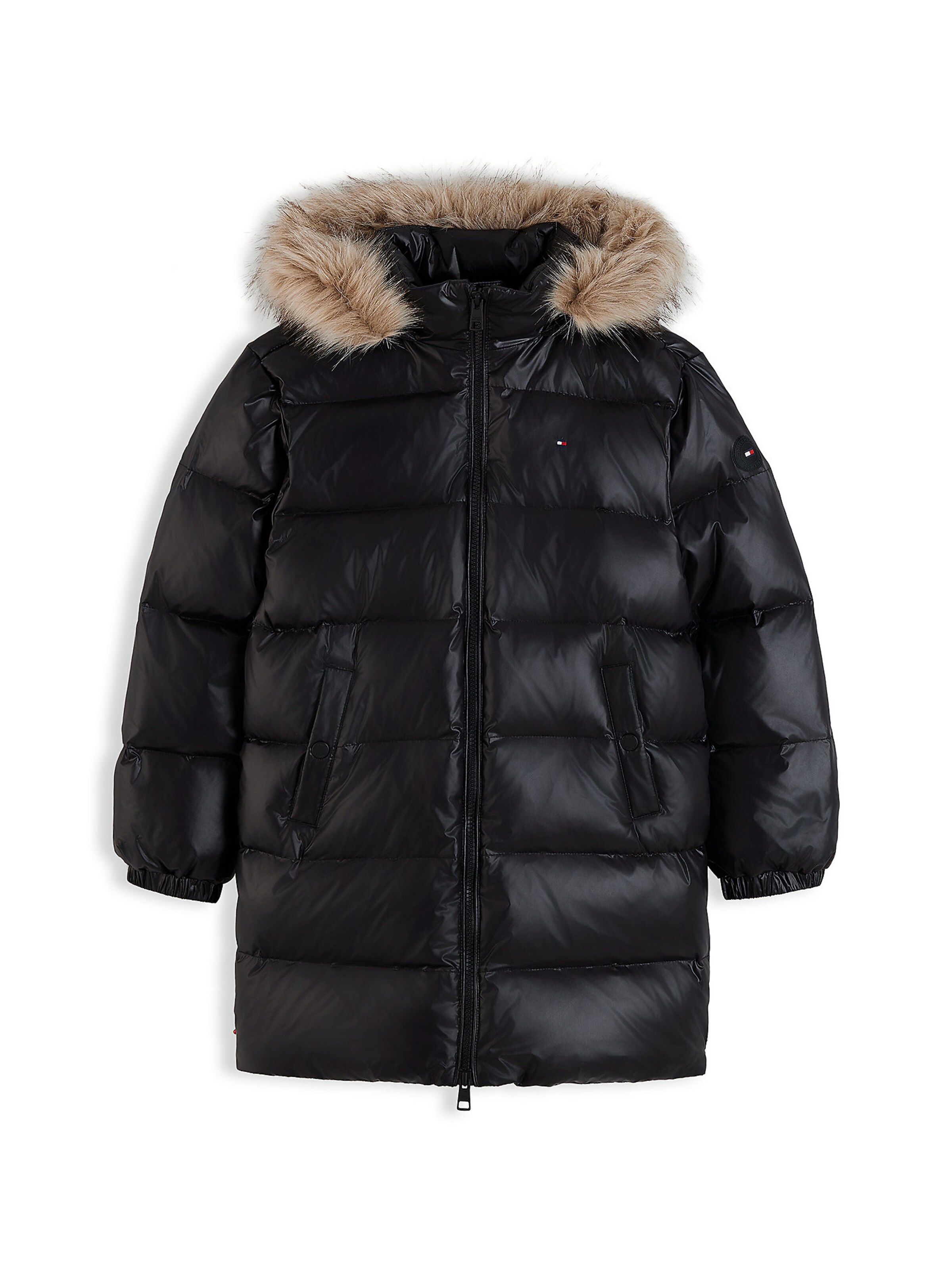 Manteau 'Essential' TOMMY HILFIGER en noir : devant