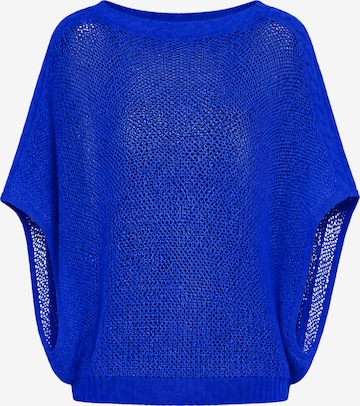 Süel knitwear - Jersey 'Birthday' en azul: frente