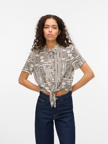 VERO MODA Blouse 'VMMENNY' in Beige: front