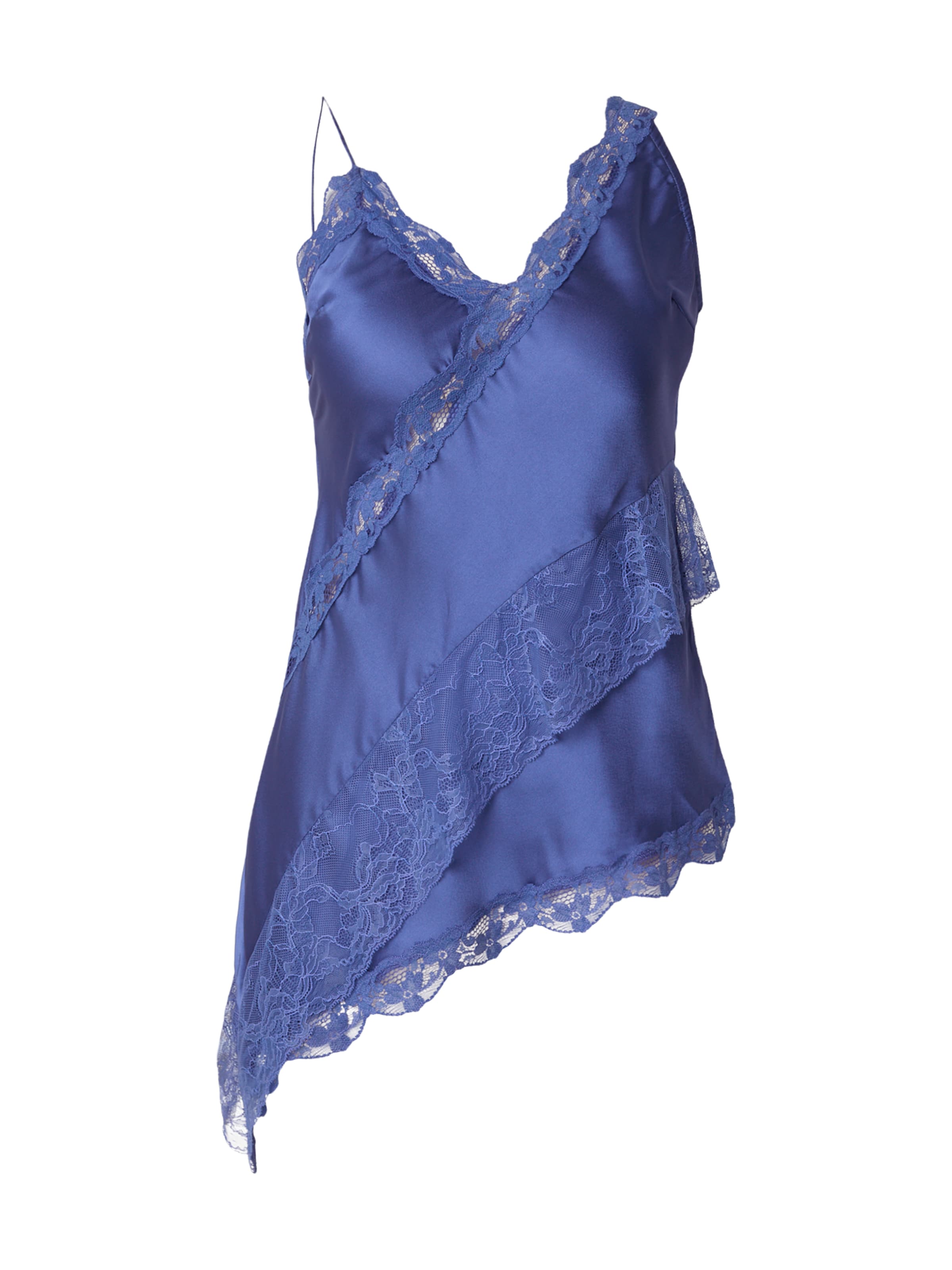 Haut 'NOOR' TOPSHOP en bleu : devant