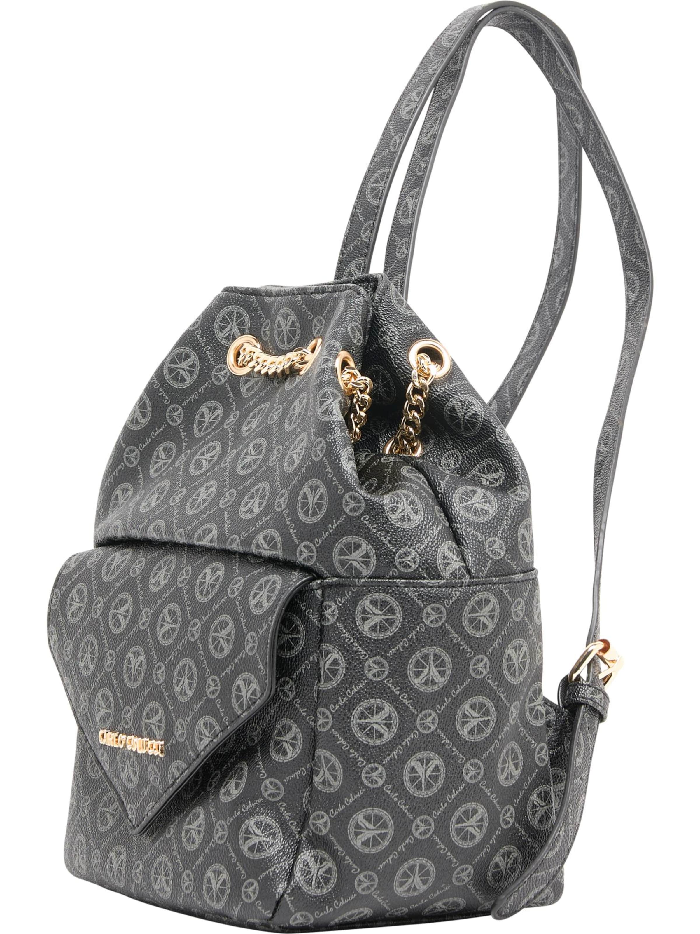 Carlo Colucci Rugzak 'DeFezza' in Grijs