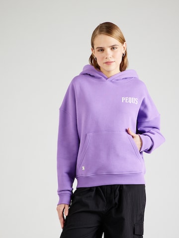 Pequs Sweatshirt i lilla: forside