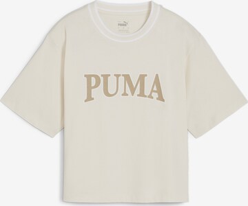 T-shirt fonctionnel 'SQUAD' PUMA en beige : devant