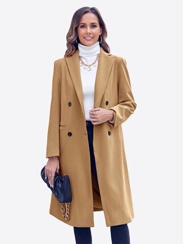 Manteau mi-saison Imily Bela en beige : devant