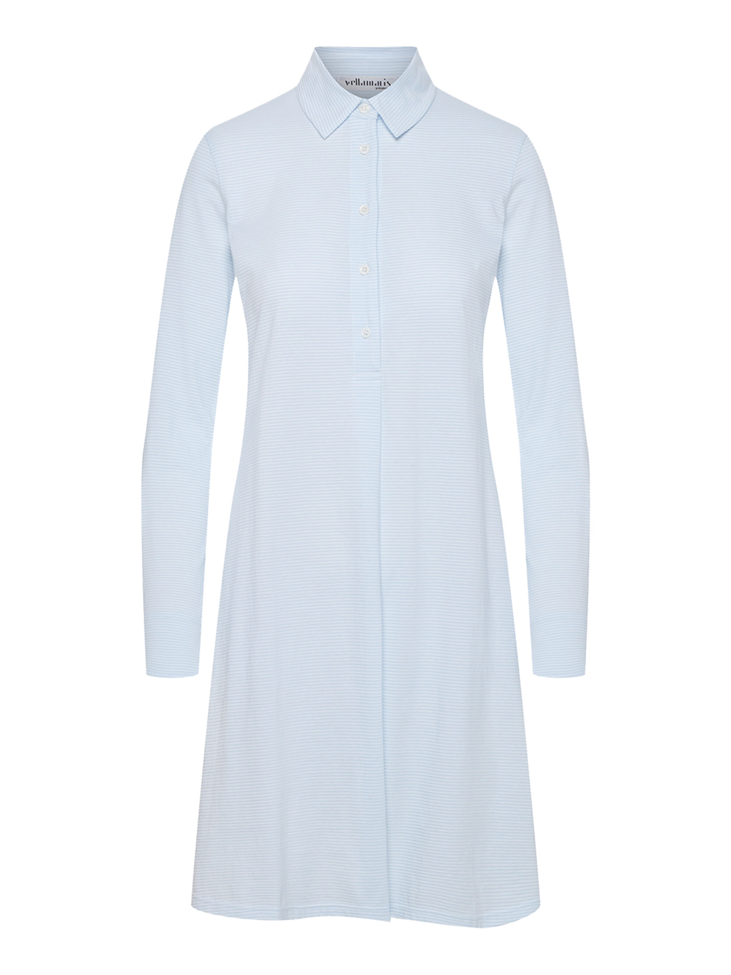 Yellamaris Nachthemd ' Classic ' in Blau: Vorderseite