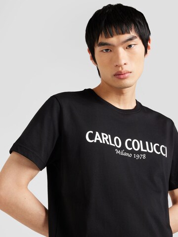 Carlo Colucci T-Shirt 'Di Comun' in Schwarz