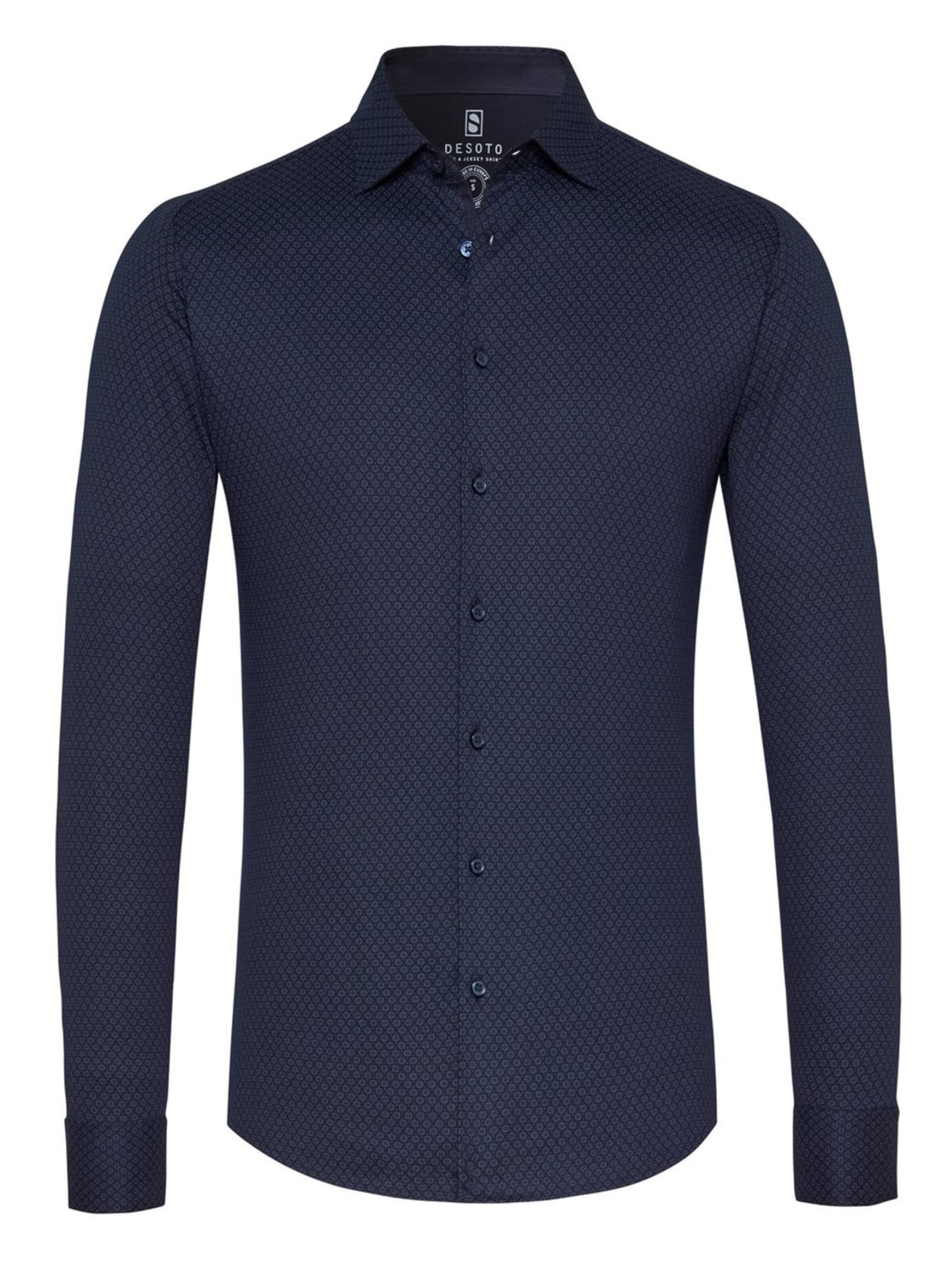 DESOTO Hemd 'Kent'‌ in Blau: Vorderseite