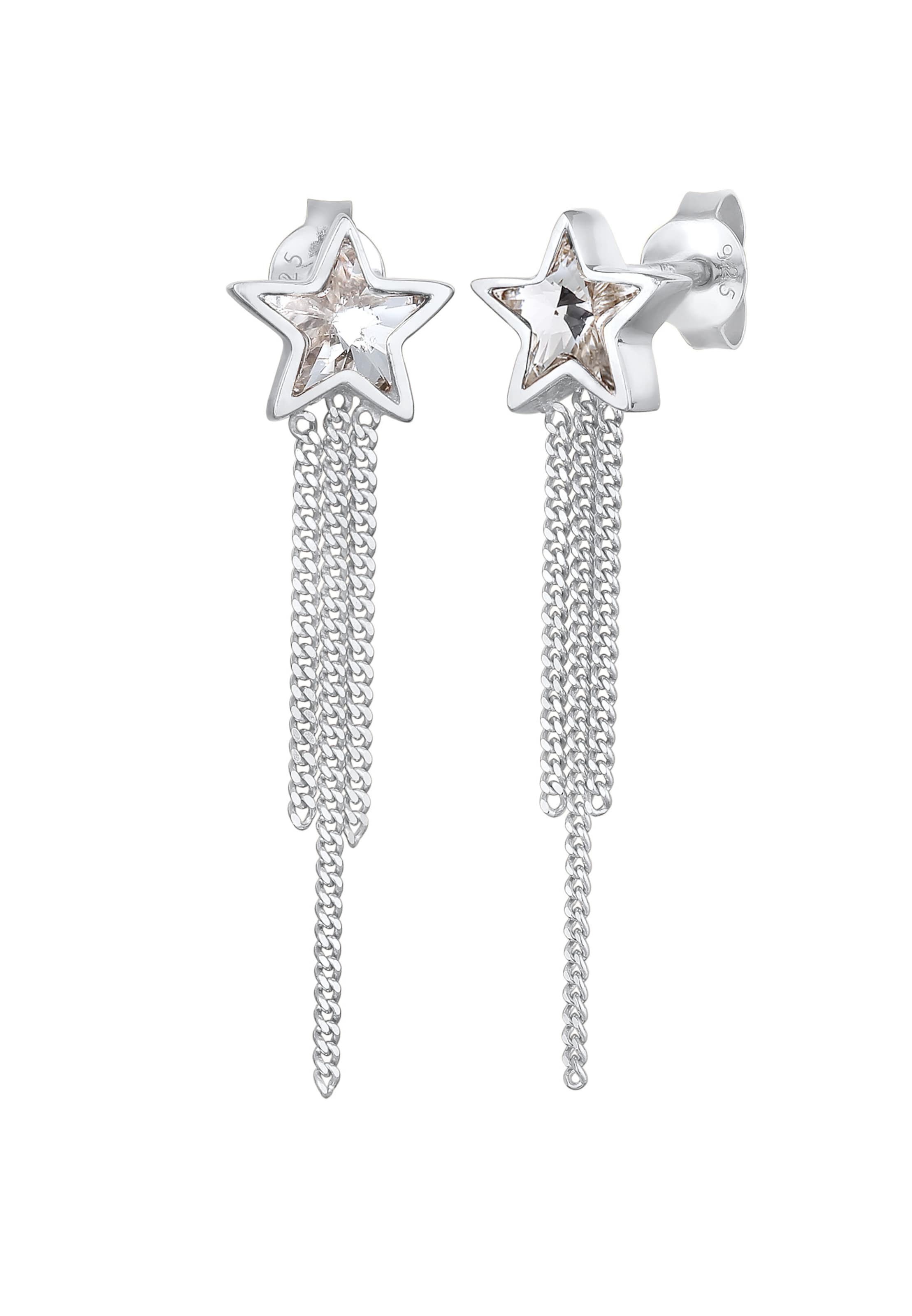 Boucles d'oreilles ELLI en argent : devant