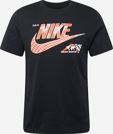 Nike Sportswear Majica 'SOLE RALLY' | črna barva: sprednja stran