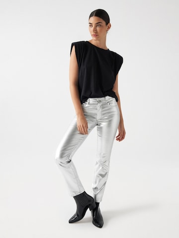 Salsa Jeans Slimfit Jeans in Silber