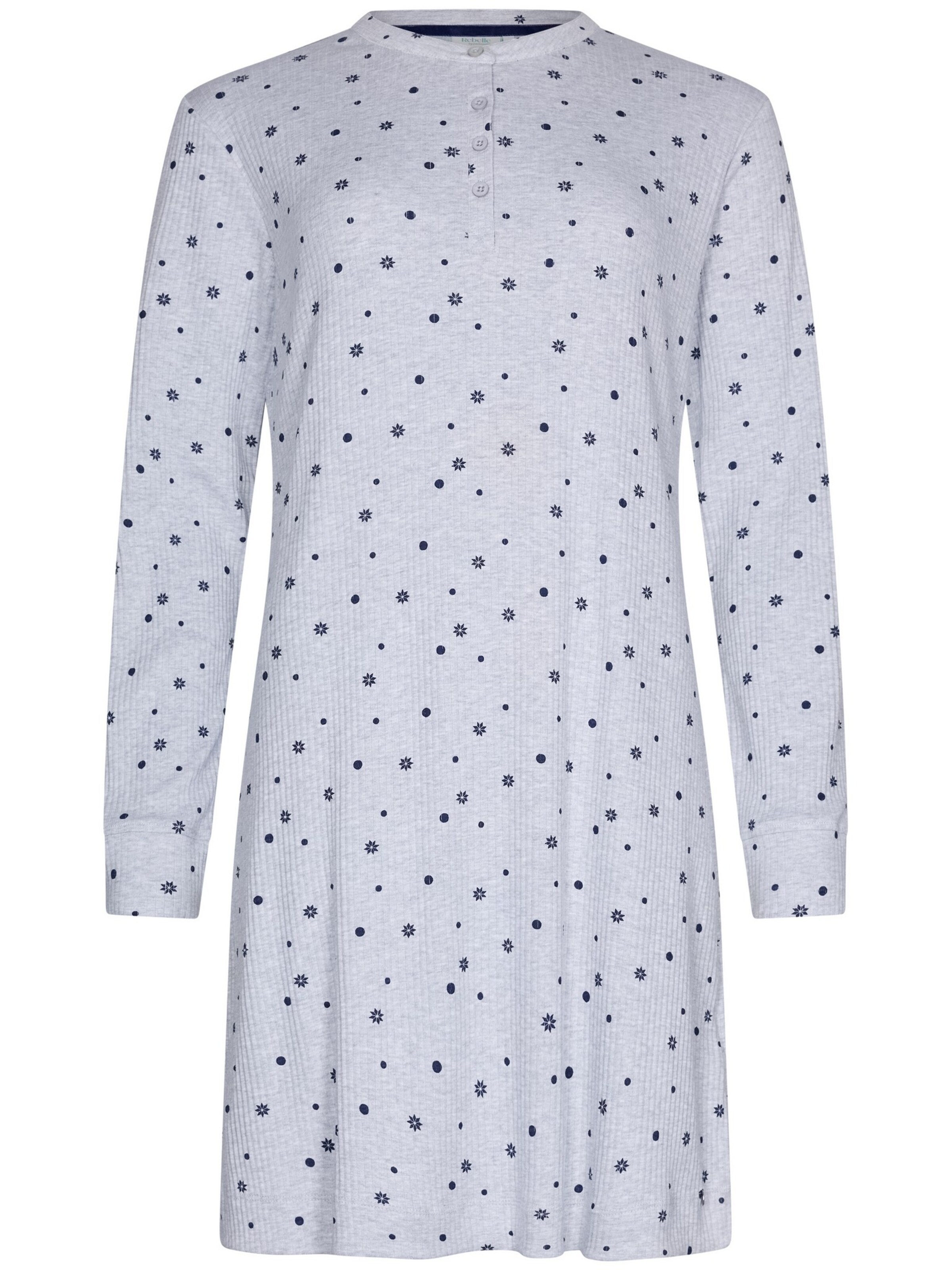 Rebelle Nightgown in Grey: front