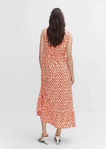 Robe 'apricot' MANGO en orange