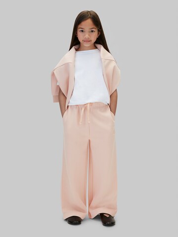 Wide Leg Pantalon Calvin Klein Jeans en orange : devant