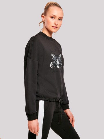 F4NT4STIC Sweatshirt 'Kätzchen You Gotta Be Kitten Me!' in Schwarz