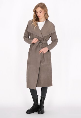 Cappotto di mezza stagione di DreiMaster Vintage in grigio: frontale