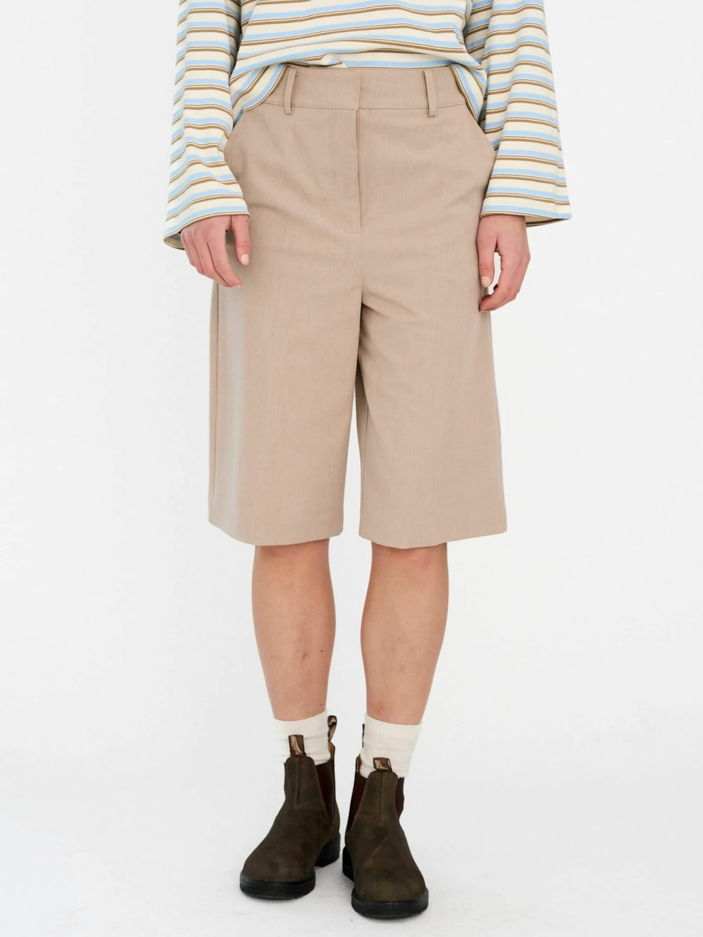 Ivy Copenhagen Regular Broek ' IVY-Andrea ' in Beige