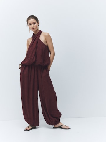 Barrel Pantaloni modello harem di Next in rosso