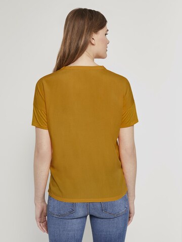 T-shirt TOM TAILOR DENIM en jaune