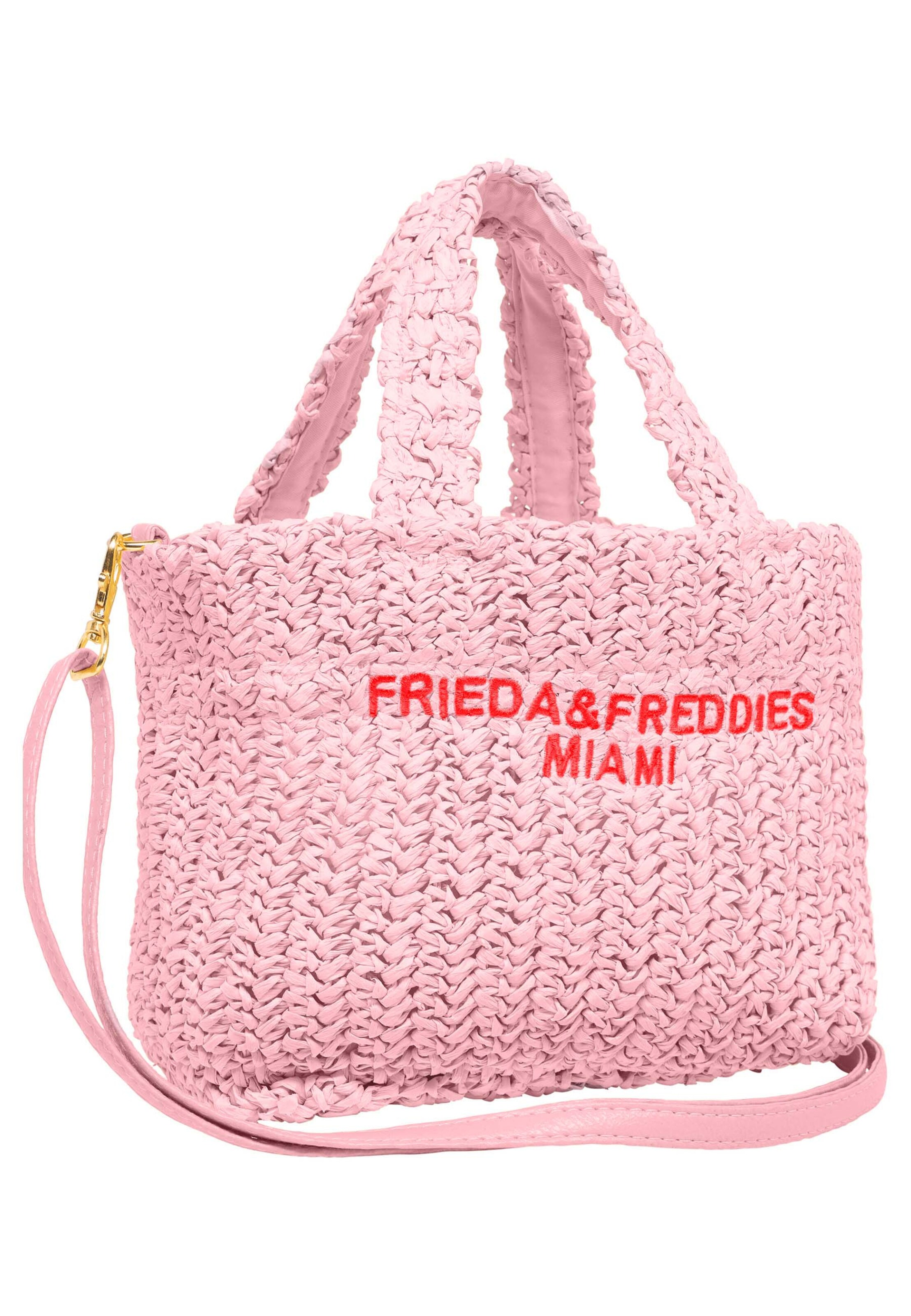 Frieda & Freddies NY Beach Bag in Pink: front
