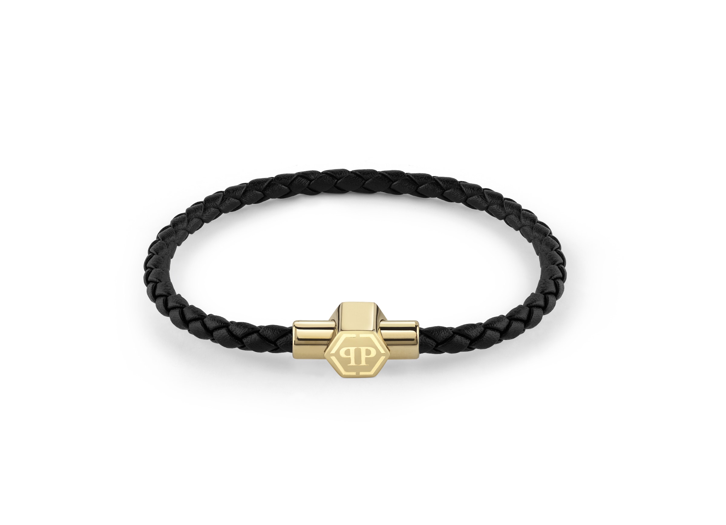 Braccialetto 'Enigma' di Philipp Plein Jewellery in oro: frontale