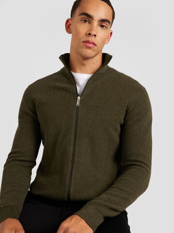 SELECTED Gebreid vest 'SLHROSS' in Groen