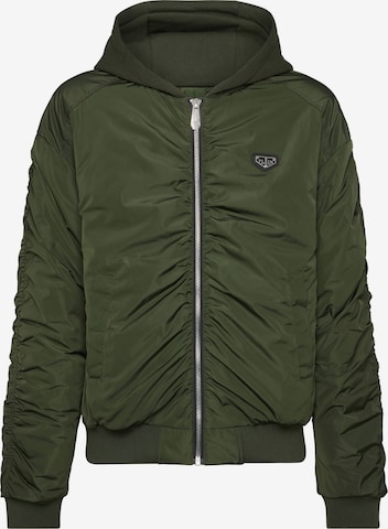 Philipp Plein Übergangsjacke in Grün: Vorderseite