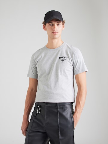 19V69 ITALIA T-Shirt 'Frank' in Grau: Vorderseite
