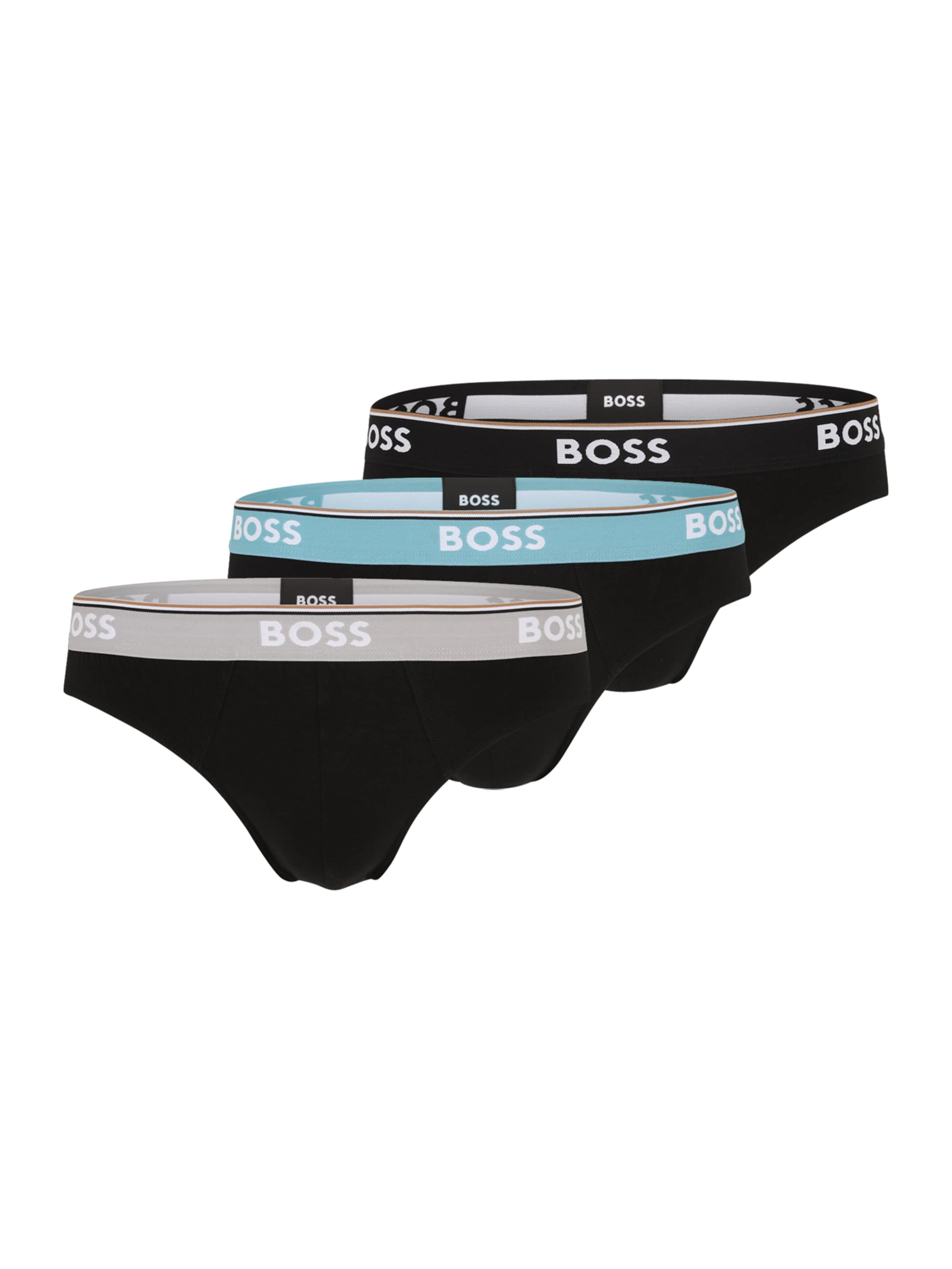 BOSS Panty 'Power' in Black: front