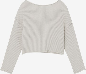 Pull-over Pull&Bear en gris : devant