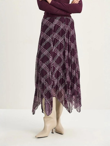 Gonna di Bianco Lucci in lilla: frontale