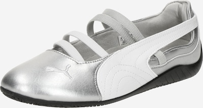 PUMA Ballerines 'Speedcat' en argent / blanc, Vue avec produit