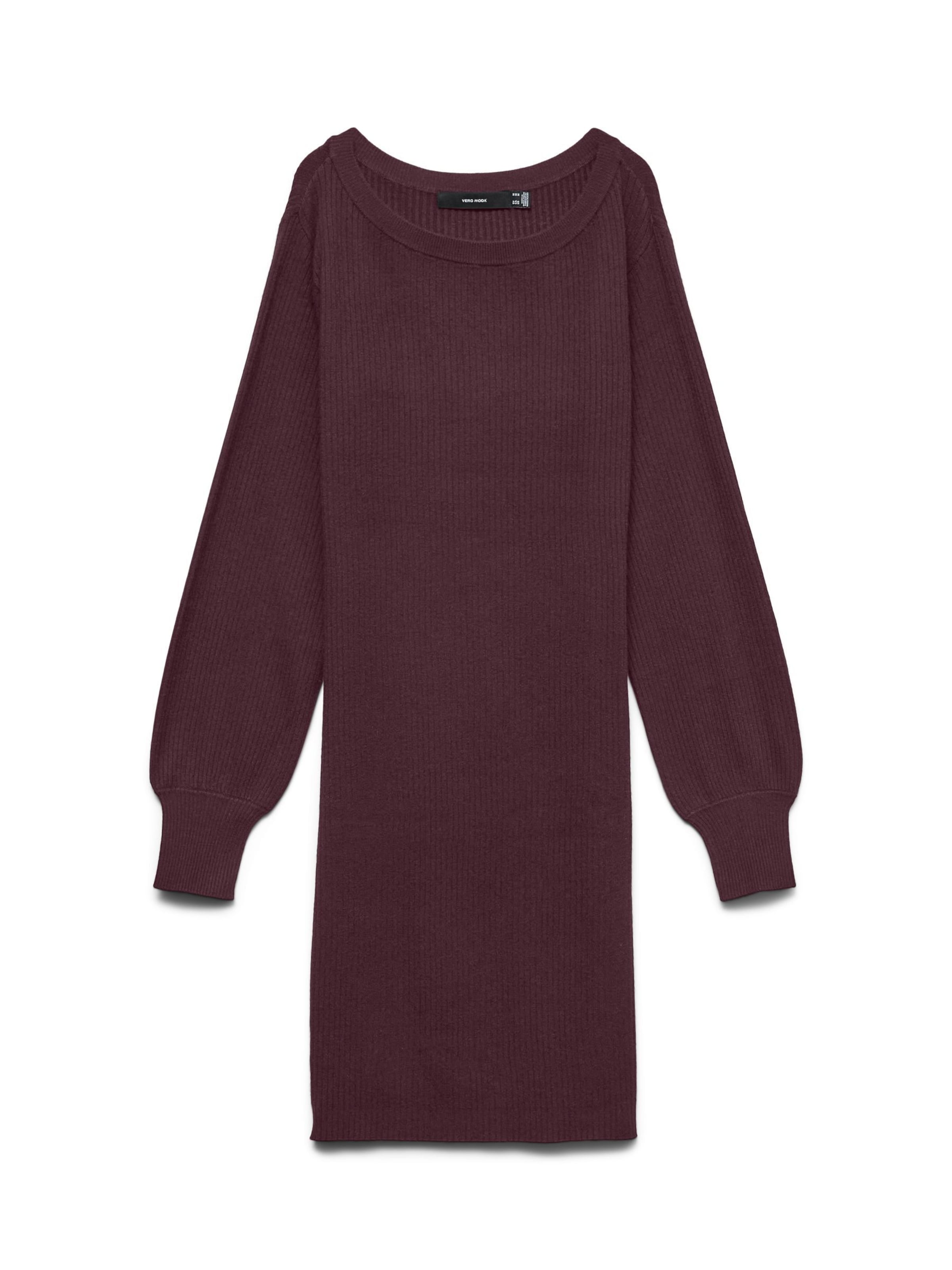 VERO MODA - Vestido de punto 'VMHollykaris' en rojo: frente