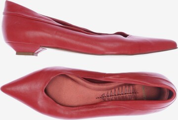BRONX Flats & Loafers in 39 in Red: front