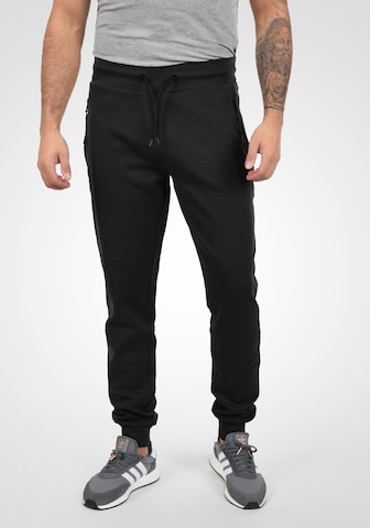 !Solid Regular Pants in Black: front