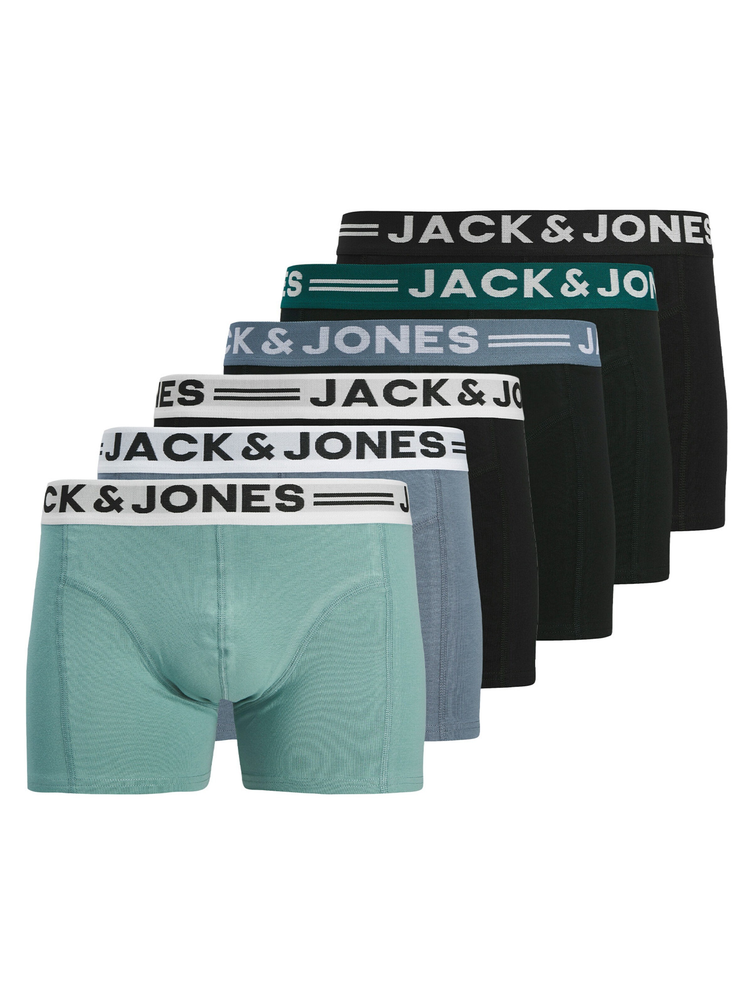 JACK & JONES Boxershorts 'Sense'‌‌‌‌‌‌‌‌‌ in Blau: Vorderseite