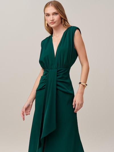 Sável Kleid 'VIANNA' in 34 in dunkelgrün, Produktansicht