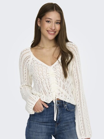 Pull-over ONLY en blanc