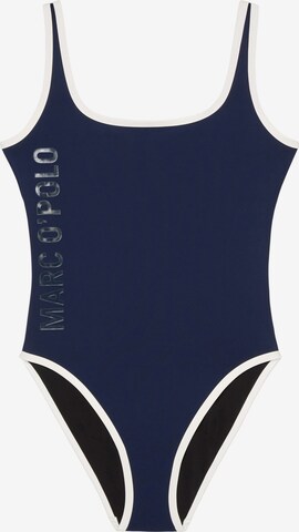 Maillot de bain ' High Shine ' Marc O'Polo en bleu : devant