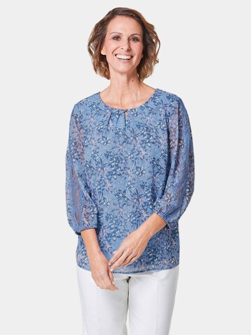 Goldner Blouse in Blauw: voorkant