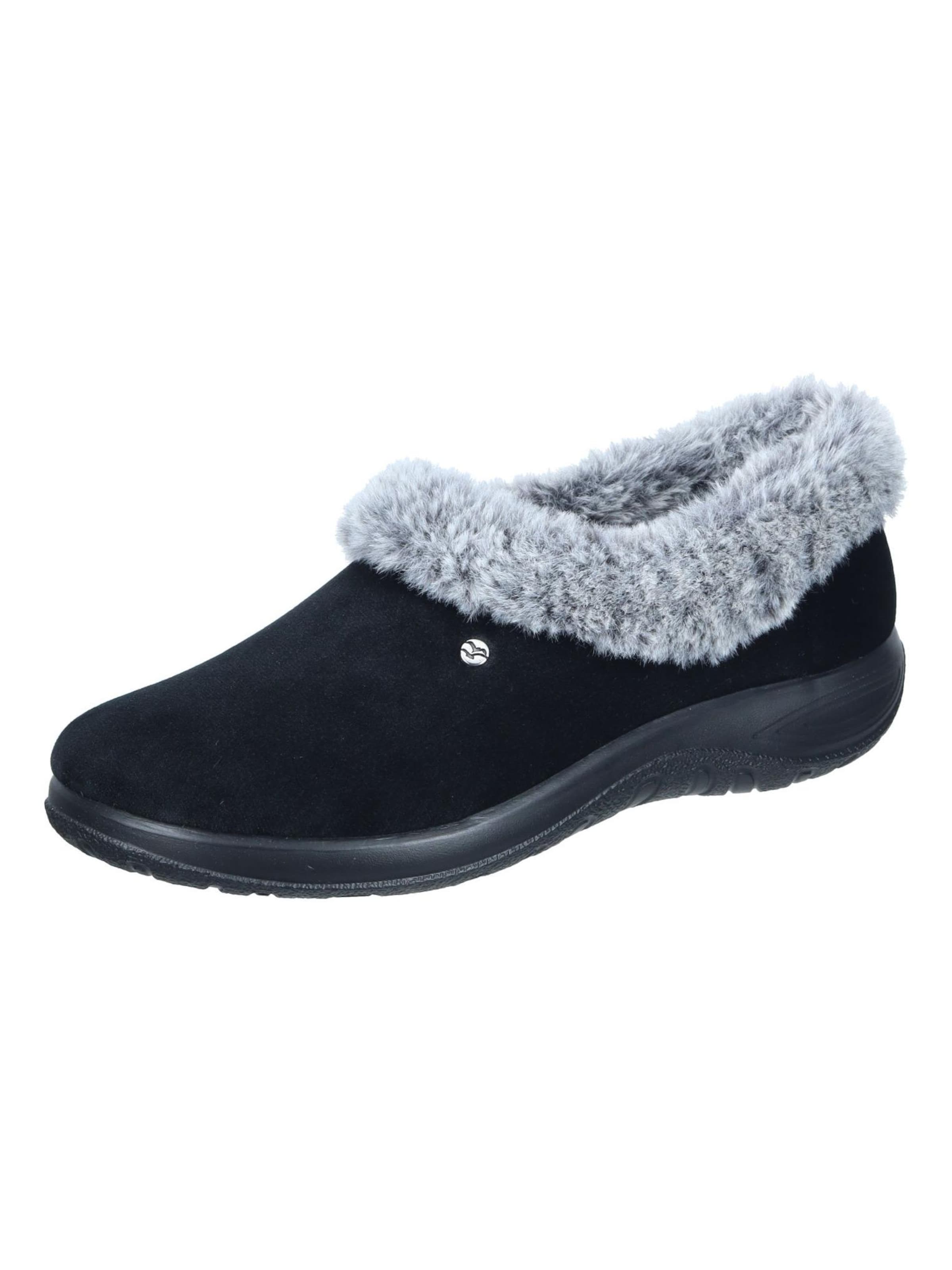 FLY FLOT Slippers in Black: front