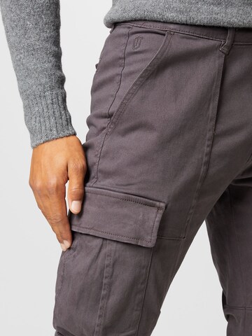 INDICODE JEANS Slim fit Cargo Pants 'Random' in Grey