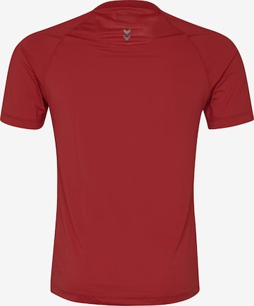 T-Shirt fonctionnel Hummel en rouge