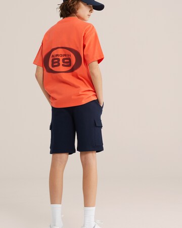 T-Shirt WE Fashion en orange