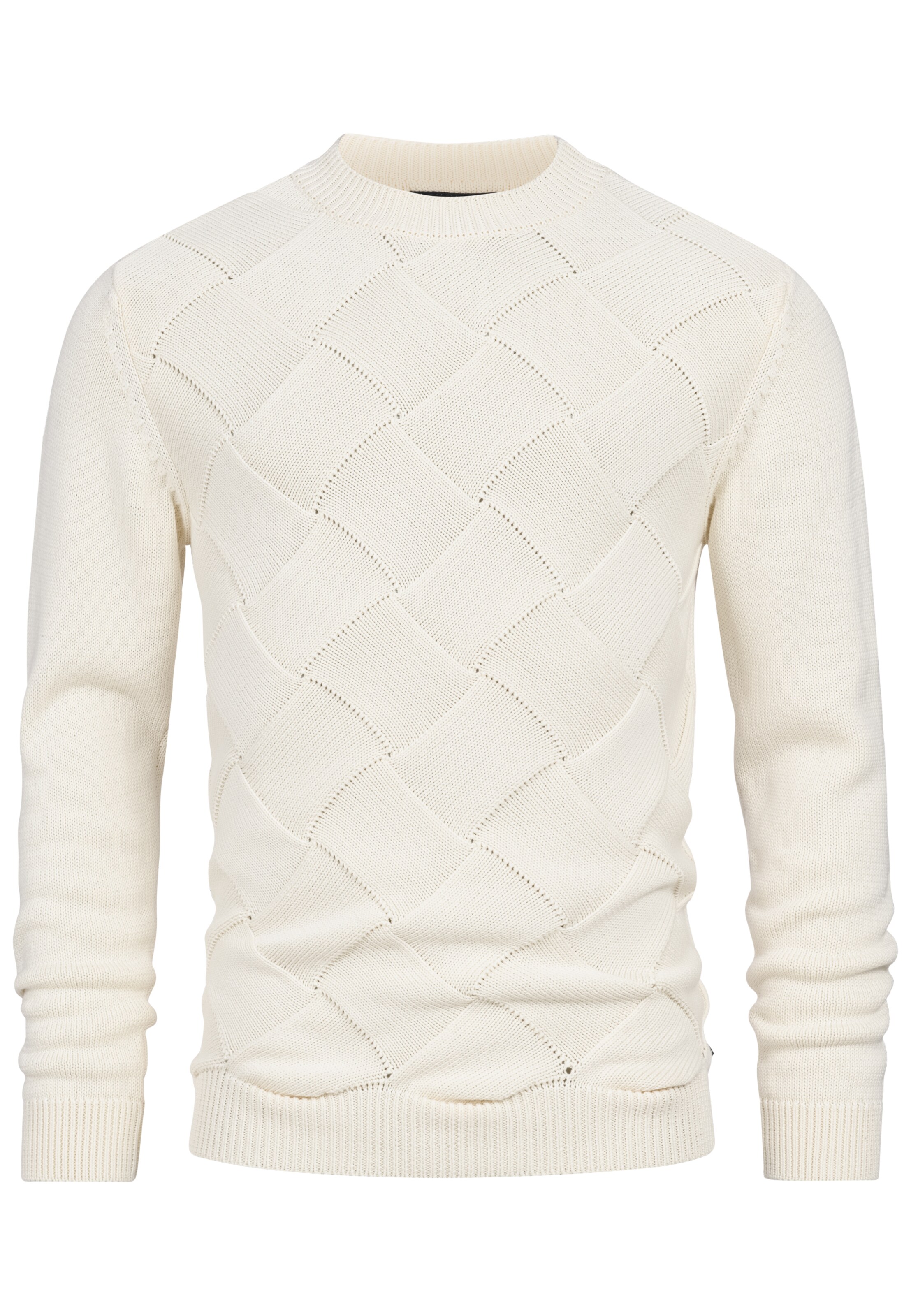 JEFF Pullover in Weiß: Vorderseite