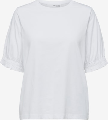 SELECTED FEMME T-Shirt 'Lilliana' in Weiß: front