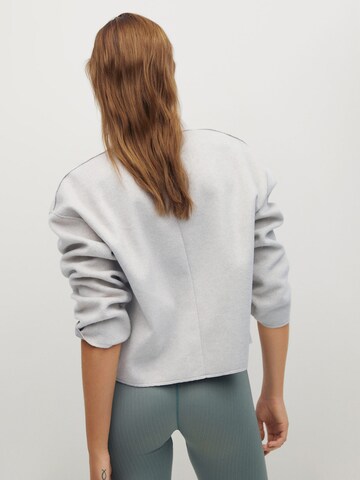 MANGO Sweatshirt 'Comfy' in Grijs