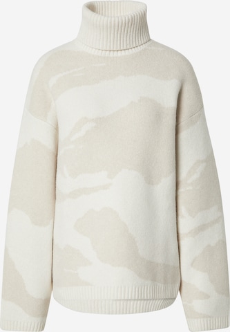 Pullover 'Nicky' di LENI KLUM x ABOUT YOU in beige: frontale